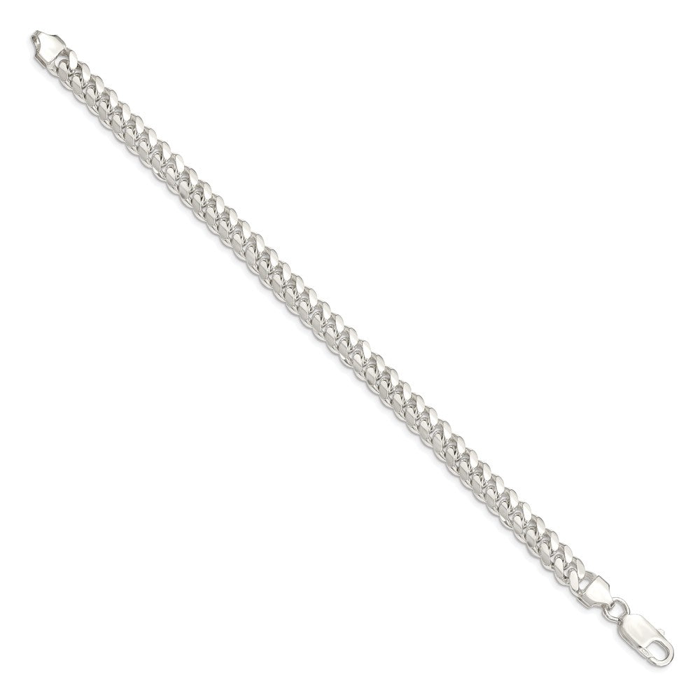 Buy Stylish 7.0mm Sterling Silver Domed Curb Chain - High-Quality Design