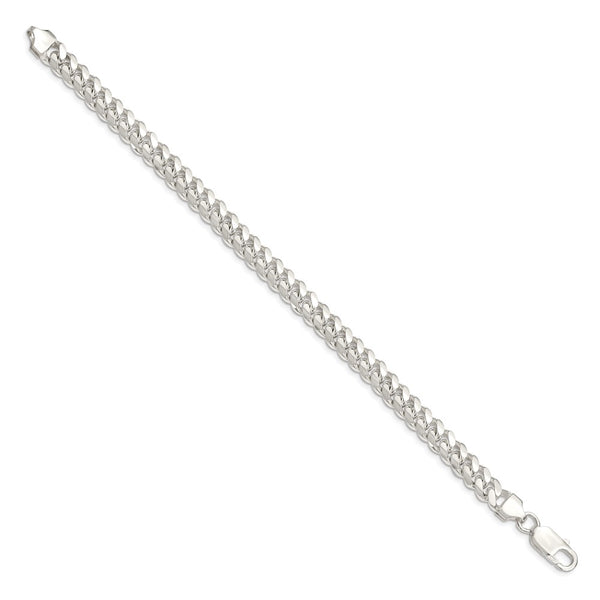 7.0mm Sterling Silver Domed Curb Chain - Style GR1-1030049