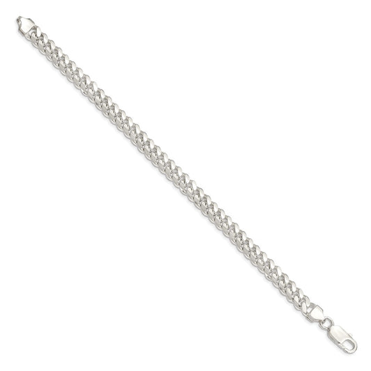 Buy Stylish 7.0mm Polished Sterling Silver Domed Curb Chain - Affordable Luxury