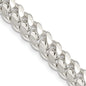 High-Quality 7.0mm Polished Sterling Silver Curb Chain - Stylish Value!-5