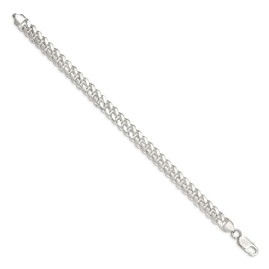 Buy Stylish 7.8mm Polished Domed Curb Chain in Sterling Silver | Luxury Value