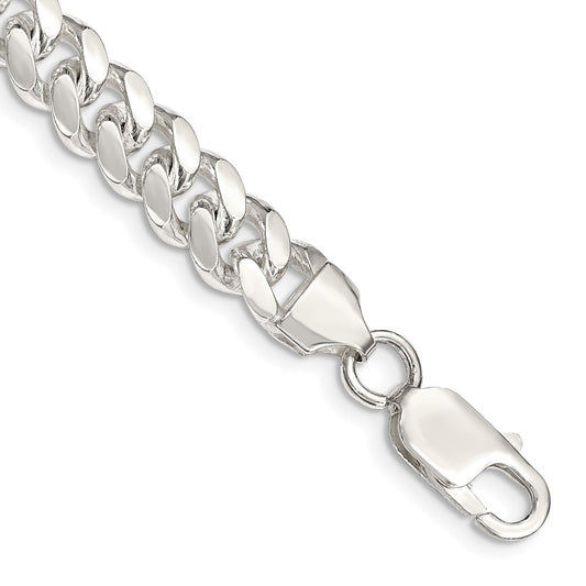 Buy Stylish 7.8mm Polished Domed Curb Chain in Sterling Silver | Luxury Value