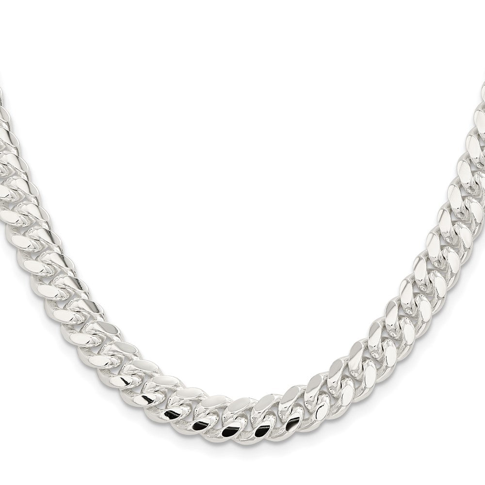 Buy Stylish 9mm Polished Sterling Silver Domed Curb Chain - Luxury Value