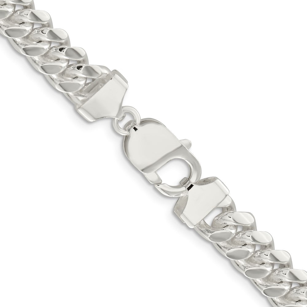 Buy Stylish 9mm Polished Sterling Silver Domed Curb Chain - Luxury Value