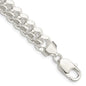 Buy 9mm Polished Sterling Silver Domed Curb Chain | Stylish & Affordable Value-1
