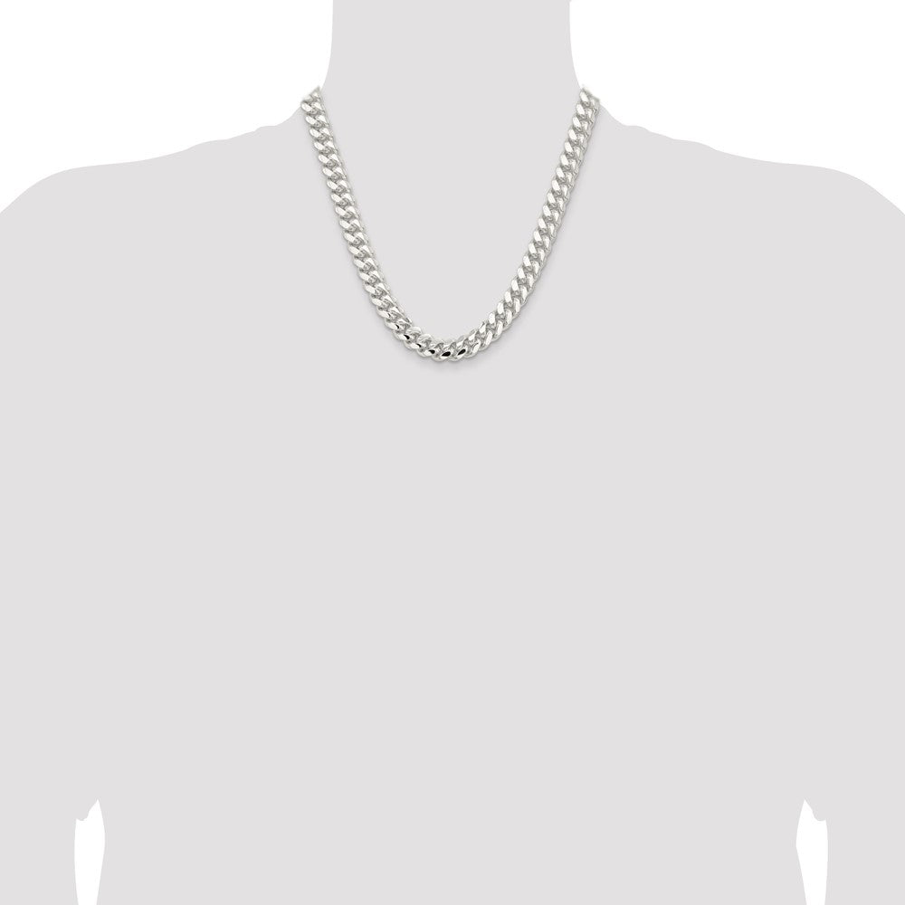 Buy Stylish 10.7mm Sterling Silver Domed Curb Chain - Luxury Jewelry Value