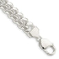 Buy Stylish 10.7mm Polished Sterling Silver Domed Curb Chain - Affordable Luxury-1