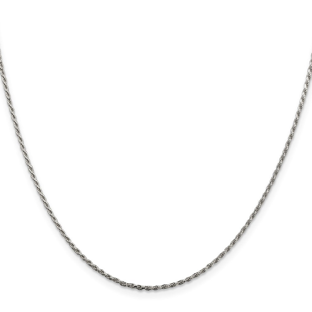 Buy 1.5mm Diamond-Cut Rope Chain in Sterling Silver | Stylish & Affordable
