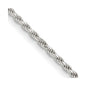 Buy Stylish 1.7mm Diamond-Cut Sterling Silver Rope Chain with 2-Inch Extension-1