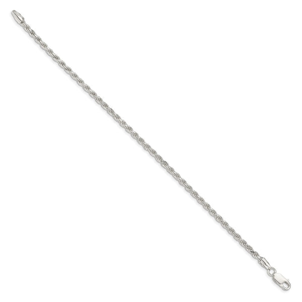 2.75mm Diamond-Cut Rope Chain in Sterling Silver - Style GR1-1030522