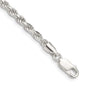 Buy Stylish 3.2mm Diamond-Cut Rope Chain in Sterling Silver - Luxury Value-9