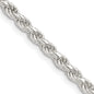 Buy Stylish 3.2mm Diamond-Cut Rope Chain in Sterling Silver - Affordable Luxury-10