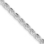 Buy Exclusive Rhodium-Plated Sterling Silver 4.25mm Diamond-Cut Rope Chain-7