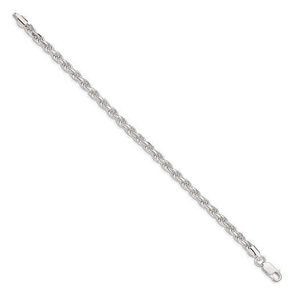 4.6mm Diamond-Cut Rope Chain in Sterling Silver - Style GR1-1030198
