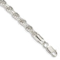 Buy Stylish 5.75mm Diamond-Cut Rope Chain in Sterling Silver - Luxury Value-3