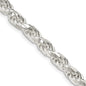 Buy Luxury Diamond-Cut Rope Chain in Sterling Silver - 5.75mm Width, Stylish!-5