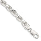 Buy 6.5mm 8-Sided Diamond-Cut Polished Rope Chain in Sterling Silver - Stylish Value-3