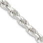 Buy Stylish Diamond-Cut Rope Chain - 7.8mm Sterling Silver, Affordable Price-5