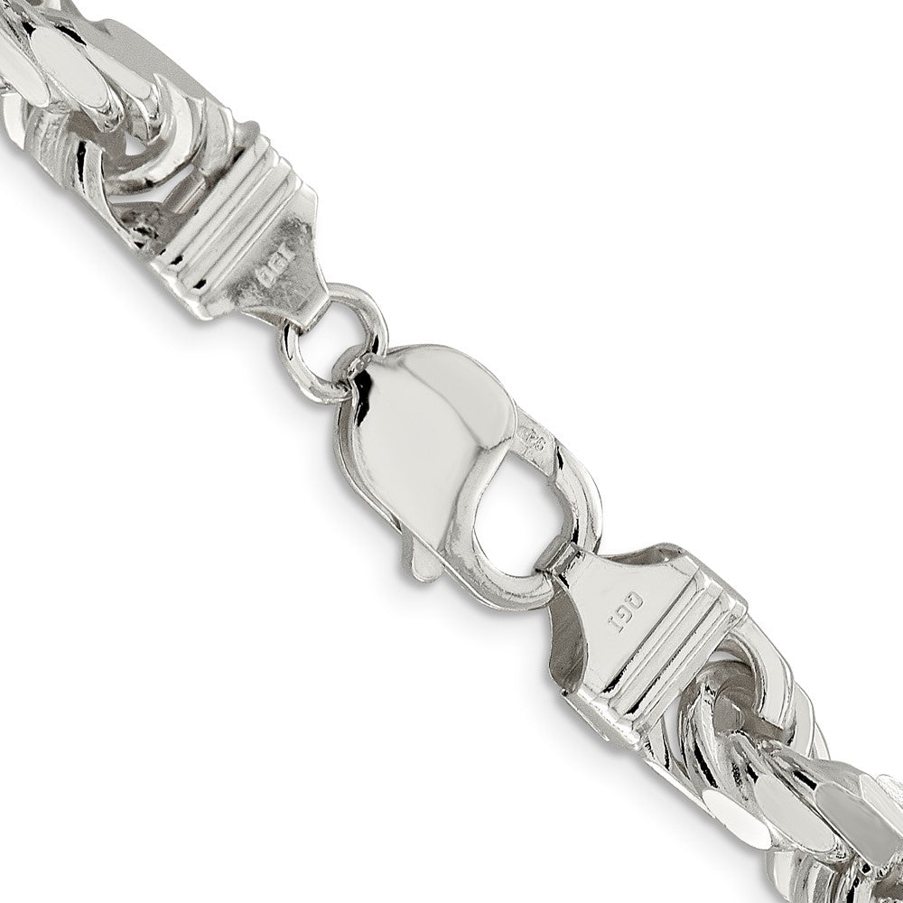 Exclusive 9.0mm Diamond-Cut Rope Chain in Sterling Silver - Stylish Value!
