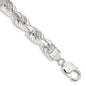 Exclusive 9.0mm Diamond-Cut Rope Chain in Sterling Silver - Stylish Value!-1