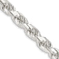 Exclusive 9.0mm Diamond-Cut Rope Chain in Sterling Silver - Stylish Value!-4