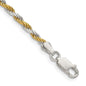 High-Quality 2.5mm Diamond-Cut Rope Chain in Sterling Silver & Vermeil - Stylish Value!-1