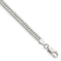 Buy Stylish 3.9mm Polished Sterling Silver Double Diamond-Cut Curb Chain-2