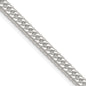 Buy Stylish 4.8mm Polished Sterling Silver Double Diamond-Cut Curb Chain-6