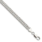 Buy Stylish 5.7mm Polished Sterling Silver Double Diamond-Cut Chain - Affordable!-1