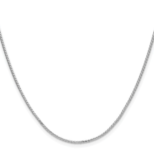 Buy High-Quality Rhodium-Plated Sterling Silver 1.3mm Double Spiga Chain
