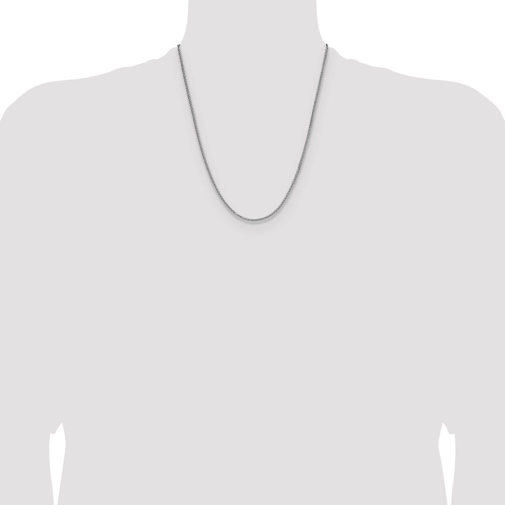 Buy Stylish 2.0mm Sterling Silver Double Spiga Chain - Affordable Luxury!