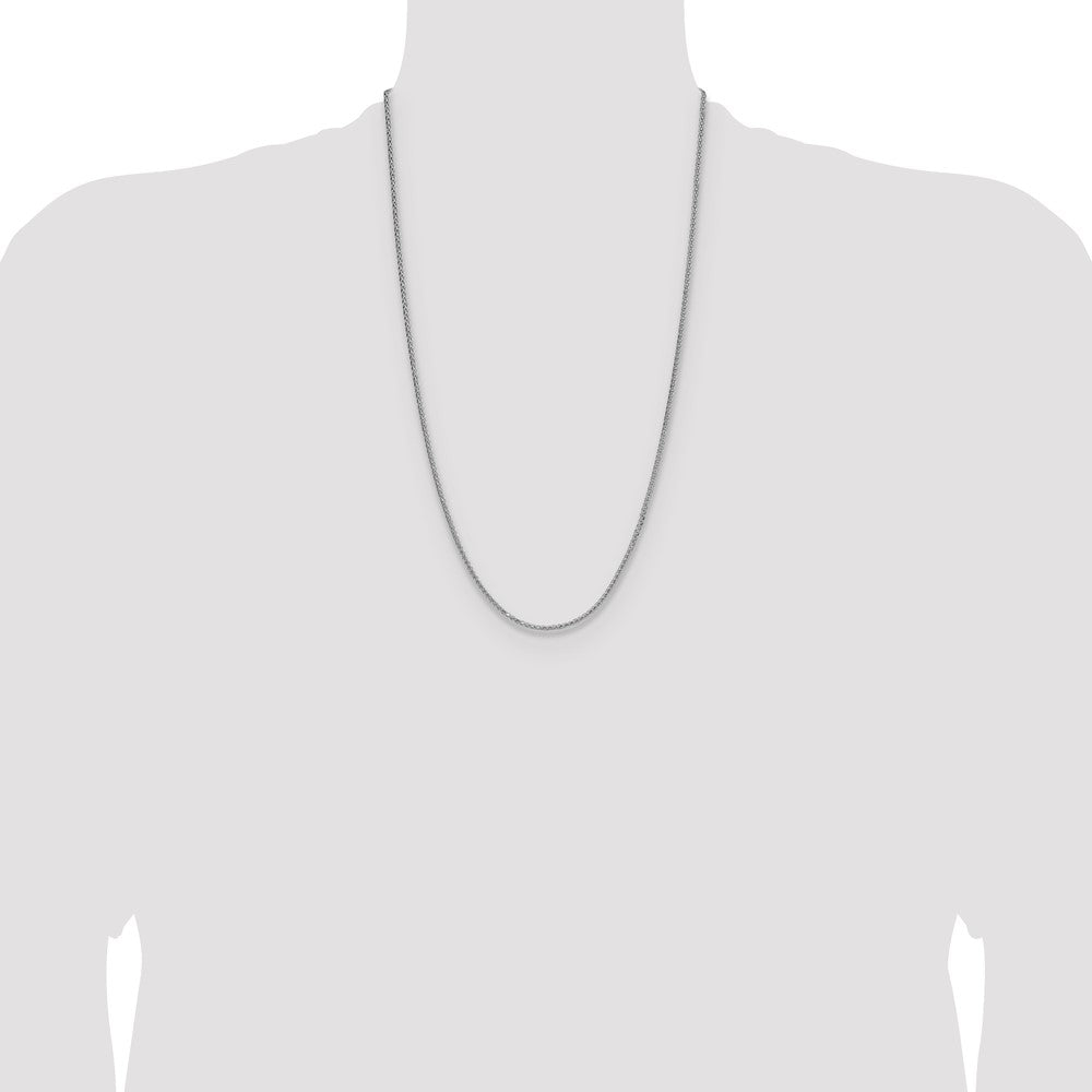 Exclusive 2.0mm Sterling Silver 8-Sided Double Spiga Chain - Stylish Value