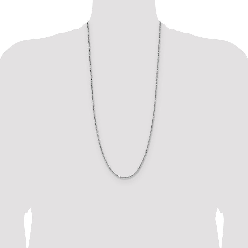 Buy Stylish Sterling Silver 2.0mm Double Spiga Chain - High-Quality 8-Sided Design