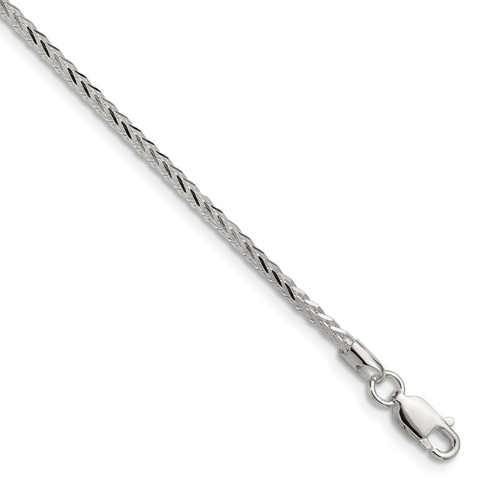 Buy Stylish Sterling Silver 2.0mm Double Spiga Chain - High-Quality 8-Sided Design-1
