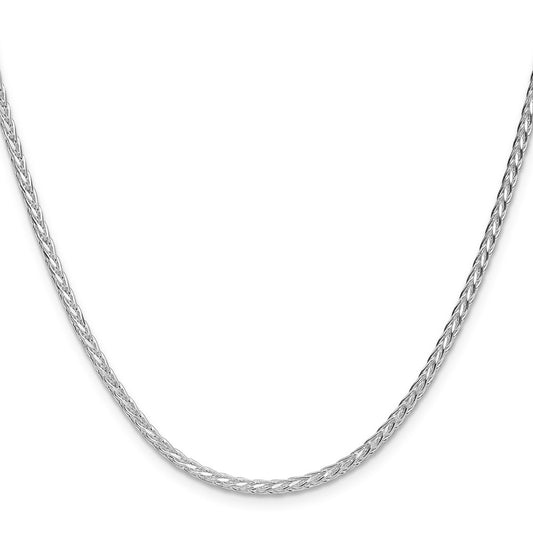 High-Quality 2.5mm Sterling Silver Double Spiga Chain - Stylish & Affordable!
