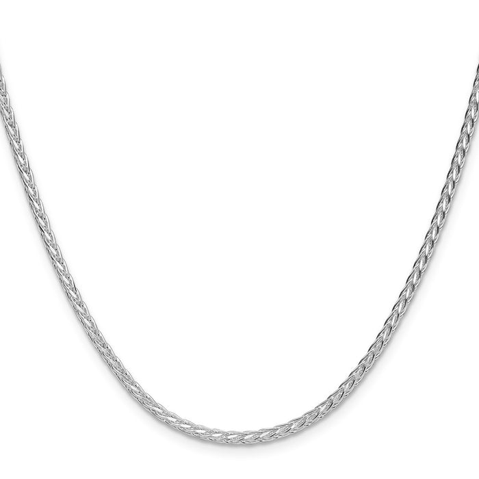 High-Quality 2.5mm Sterling Silver Double Spiga Chain - Stylish & Affordable!-2