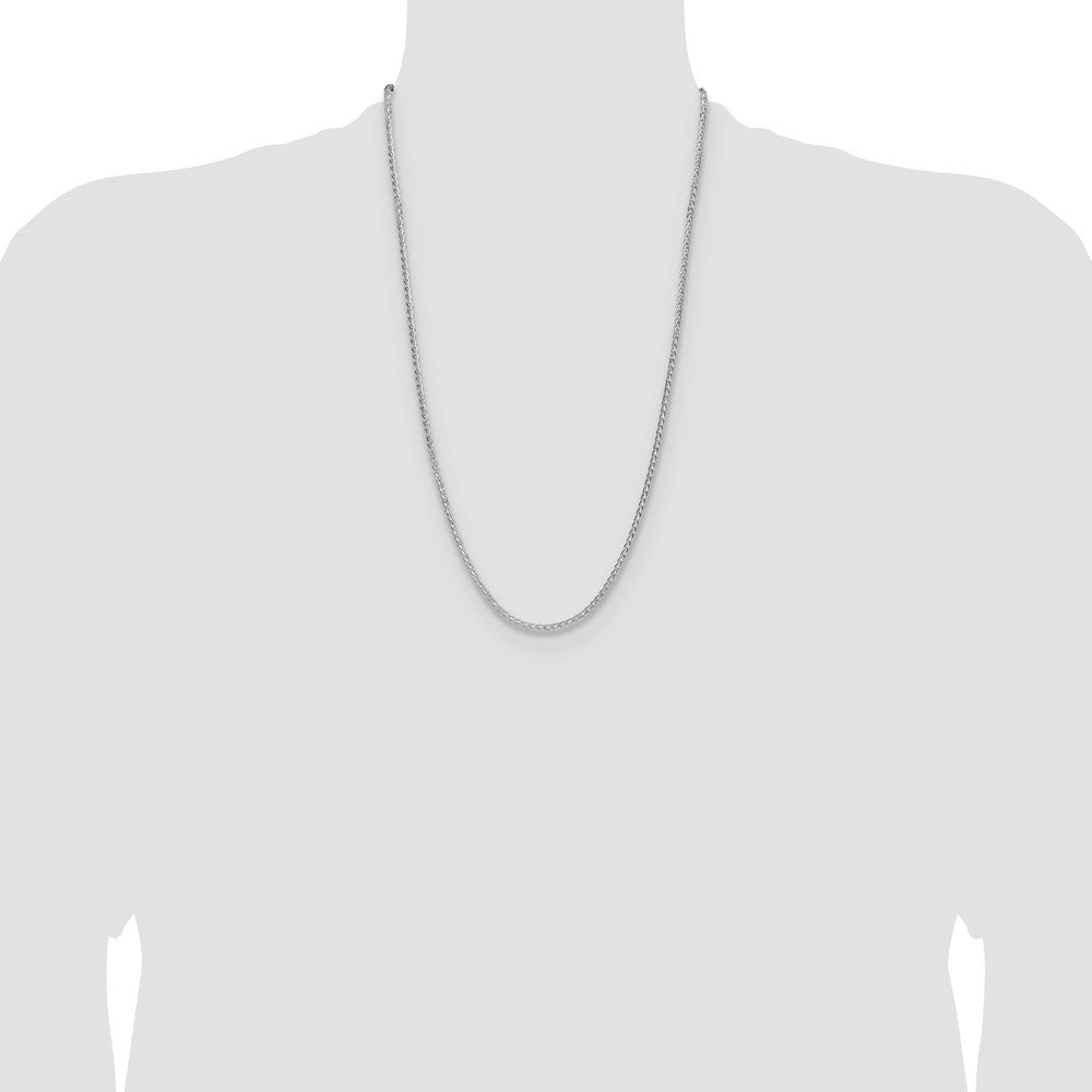 Buy Stylish 2.5mm Double Spiga Chain in Sterling Silver - High-Quality Design