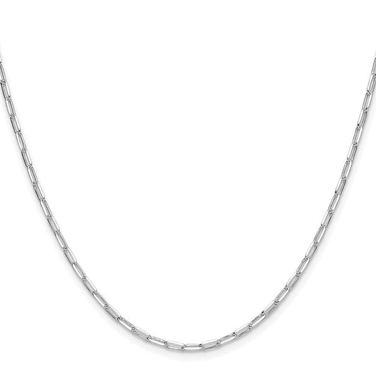 Exclusive Rhodium-Plated Sterling Silver 2.15mm Forzantine Chain - Stylish Value!