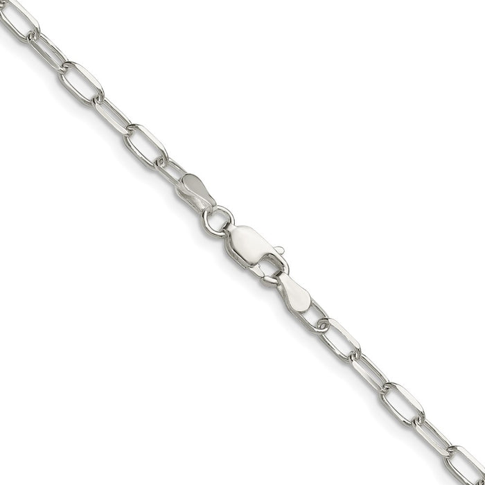 Buy Stylish 3.15mm Sterling Silver Double Curb Forzantine Chain - Luxury Value!-3