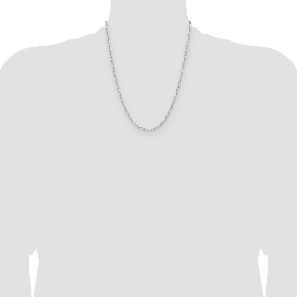 Buy Stylish Rhodium-Plated Sterling Silver 3.15mm Forzantine Chain - Affordable!