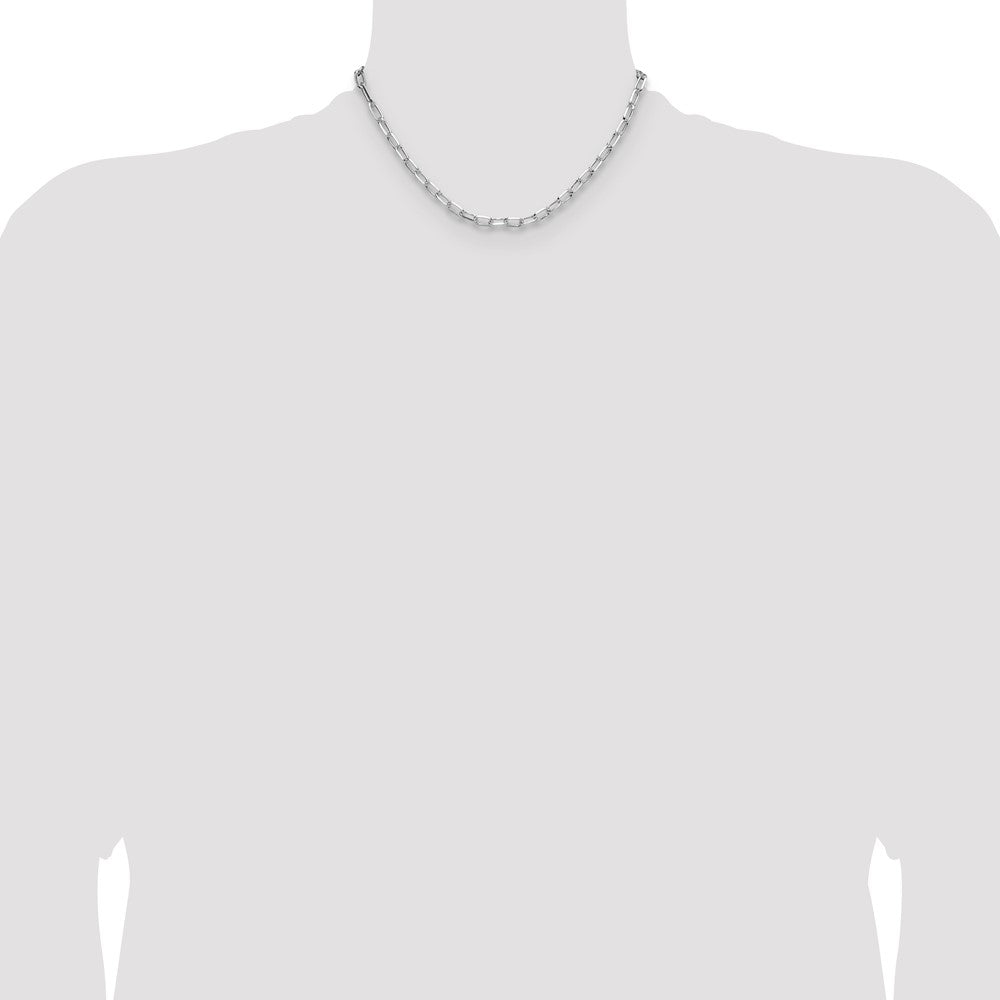 Buy Stylish 4.65mm Sterling Silver Double Curb Forzantine Chain - Luxury Value!
