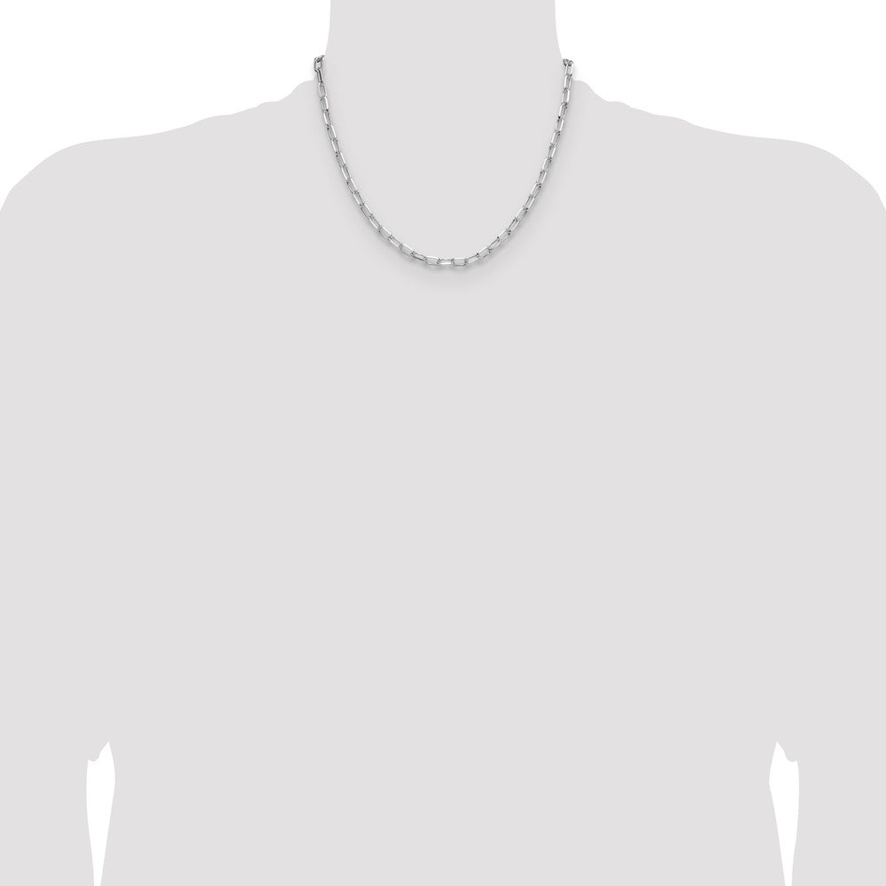 High-Quality Rhodium-Plated Sterling Silver 4.65mm Forzantine Chain - Stylish Value