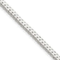 Exclusive Polished Sterling Silver 4.1mm Double Oval Flat Chain - Stylish Value-4