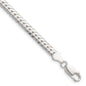 Buy Stylish 5.1mm Polished Sterling Silver Double Oval Flat Chain-1