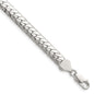 Exclusive Polished Sterling Silver 6.25mm Double Oval Flat Chain - Stylish Value-1