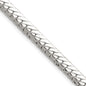 Buy Stylish Polished Sterling Silver 6.25mm Double Oval Flat Chain - Luxury Value-4