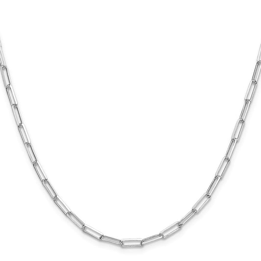 Buy Stylish 3.1mm Double Link Paperclip Chain in High-Quality Sterling Silver