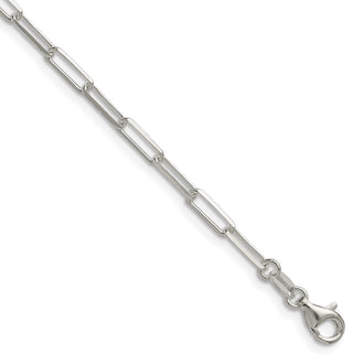 Buy Stylish 3.1mm Double Link Paperclip Chain in High-Quality Sterling Silver