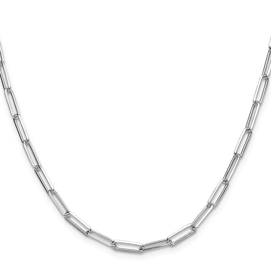 Order Stylish 3.5mm Double Link Paperclip Chain in High-Quality Sterling Silver