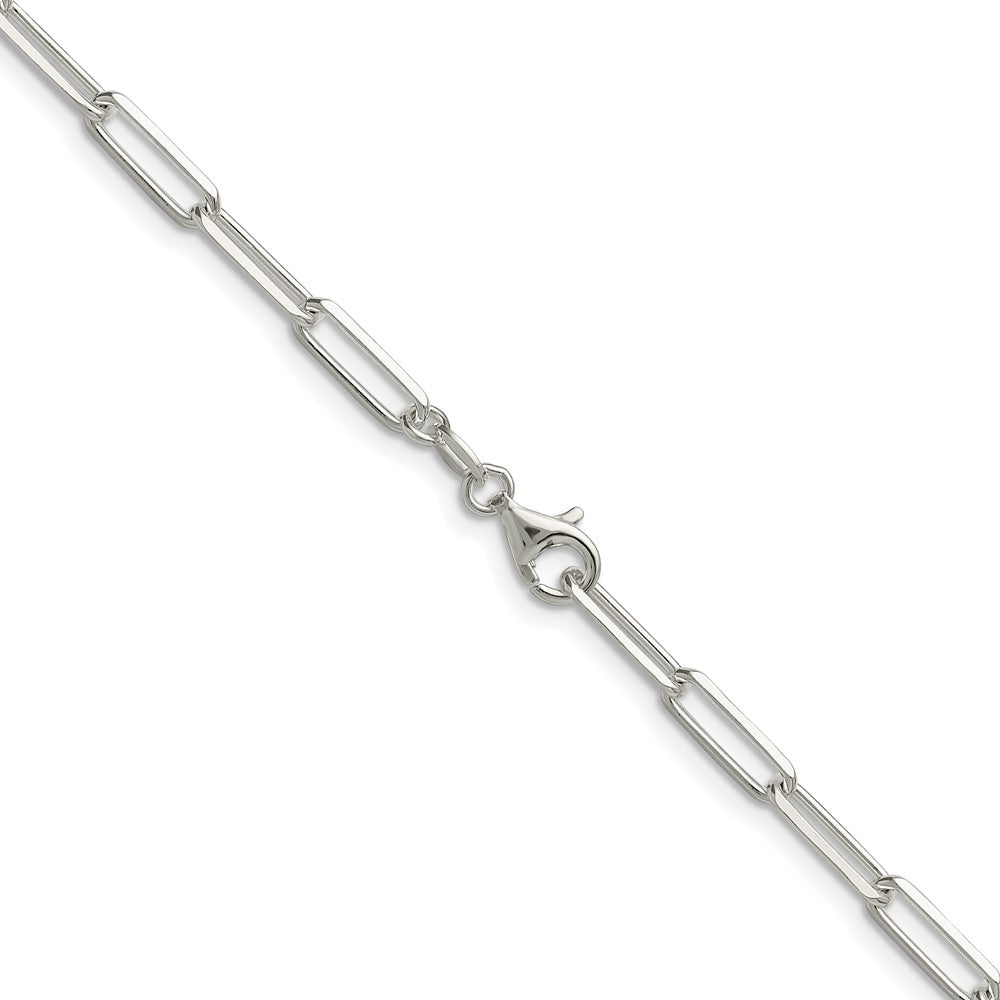 Order Stylish 3.5mm Double Link Paperclip Chain in High-Quality Sterling Silver